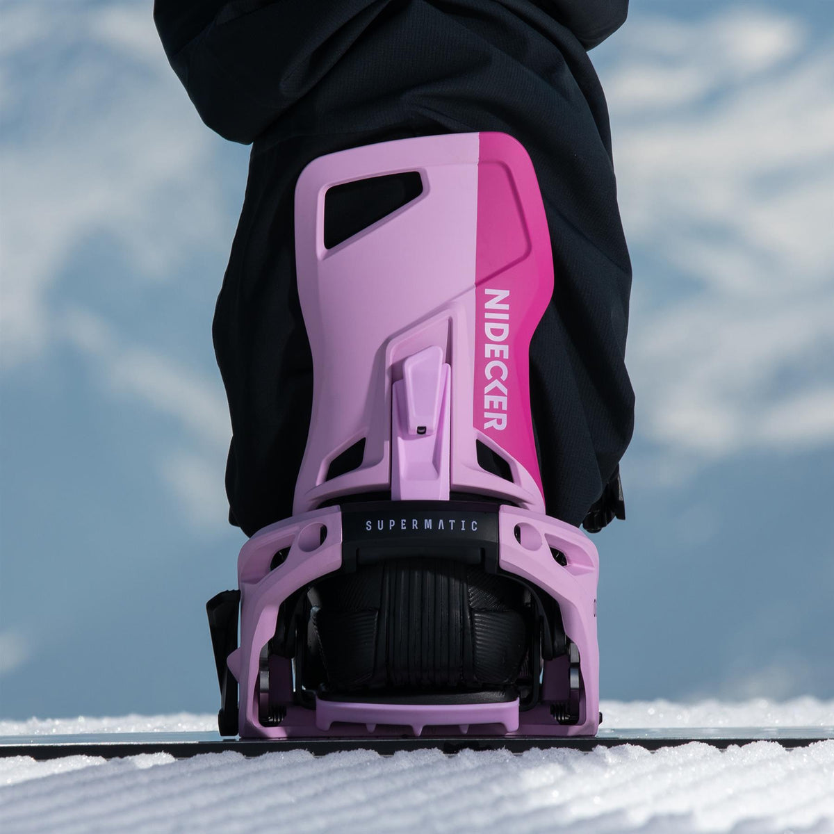 Nidecker Supermatic OG Step-In Snowboard Bindings Milkshake 2027