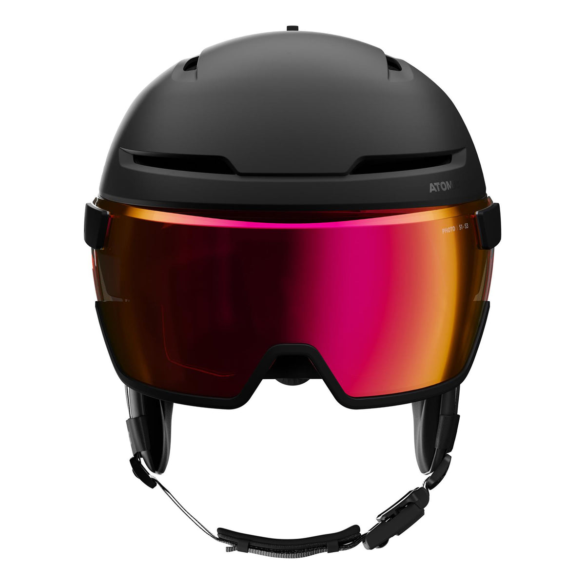Atomic Savor GT AMID Visor Photo Ski + Snowboard Helmet Black
