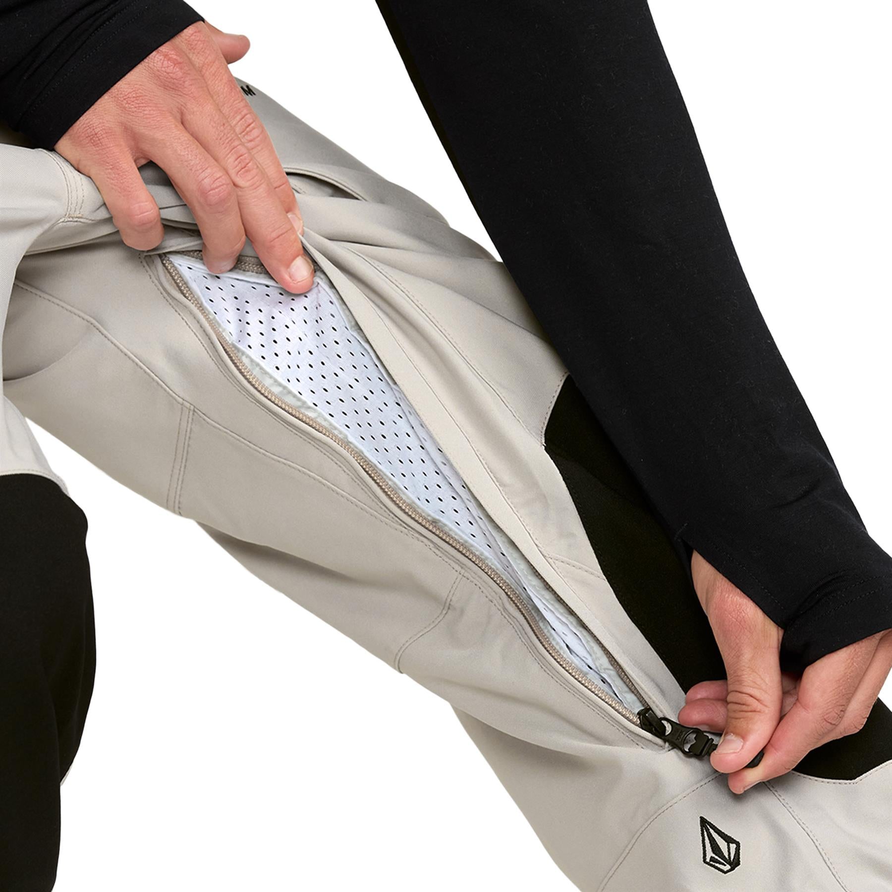 Volcom Roan Bib Overall Mens Pants Stone