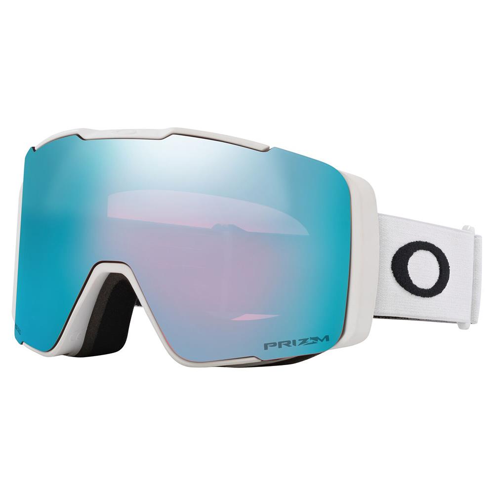 Oakley Line Miner Pro M Goggles Matte White - Prizm Sapphire + Prizm Iced Lens