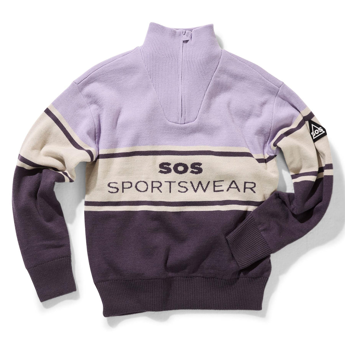 SOS Idre Womens Windstopper Knit Jumper Wisteria