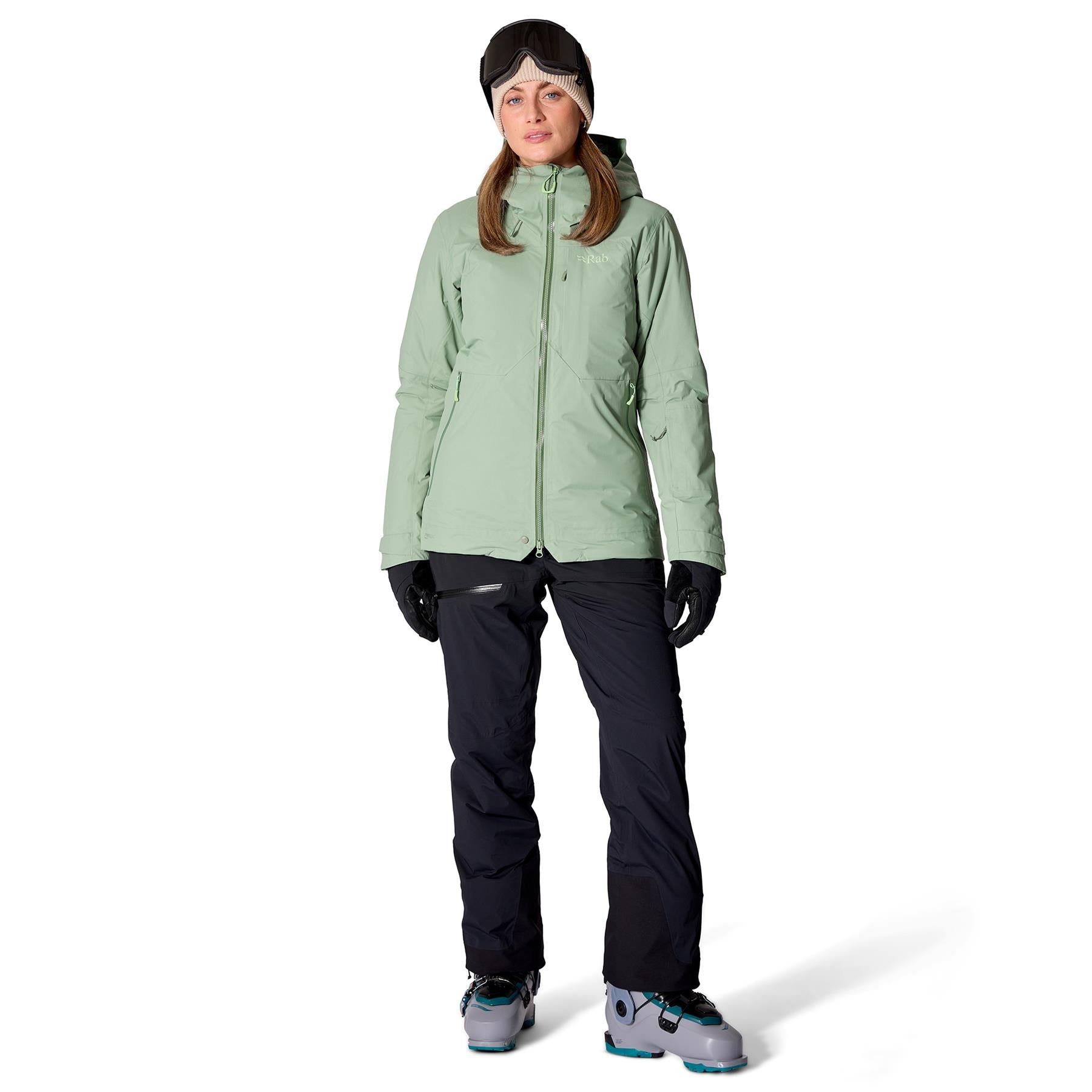 Rab Optical Down Womens Jacket Dark Fig Green