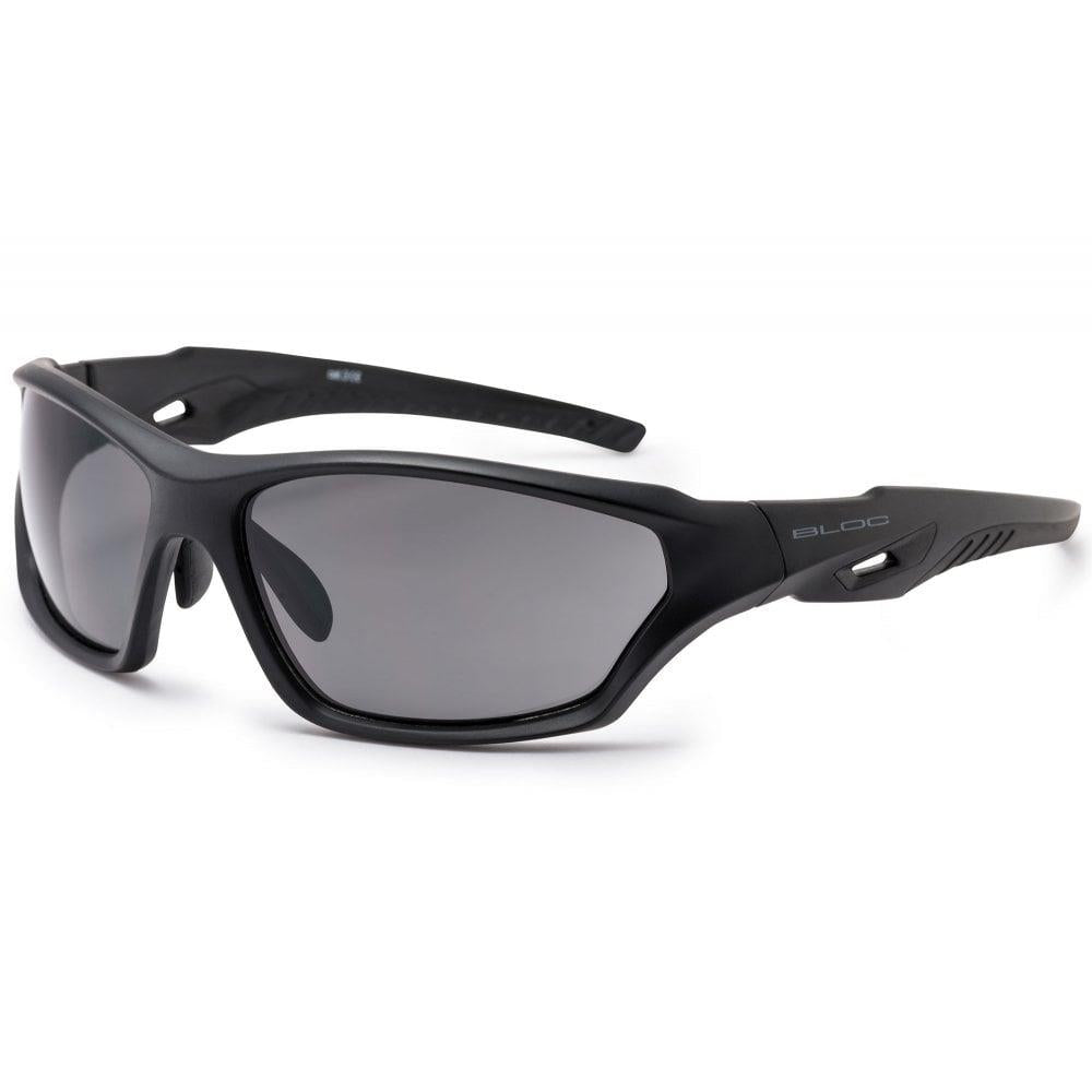 Bloc Beck Sunglasses Matt Black - Grey Polarised Lens