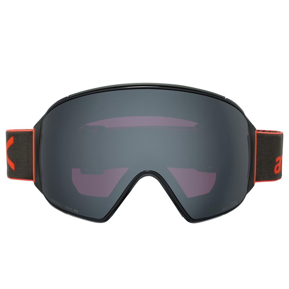 Anon M4 MFI Toric Goggles Fiesta Red - Perceive Sunny Onyx + Variable Violet Lens + Face Mask