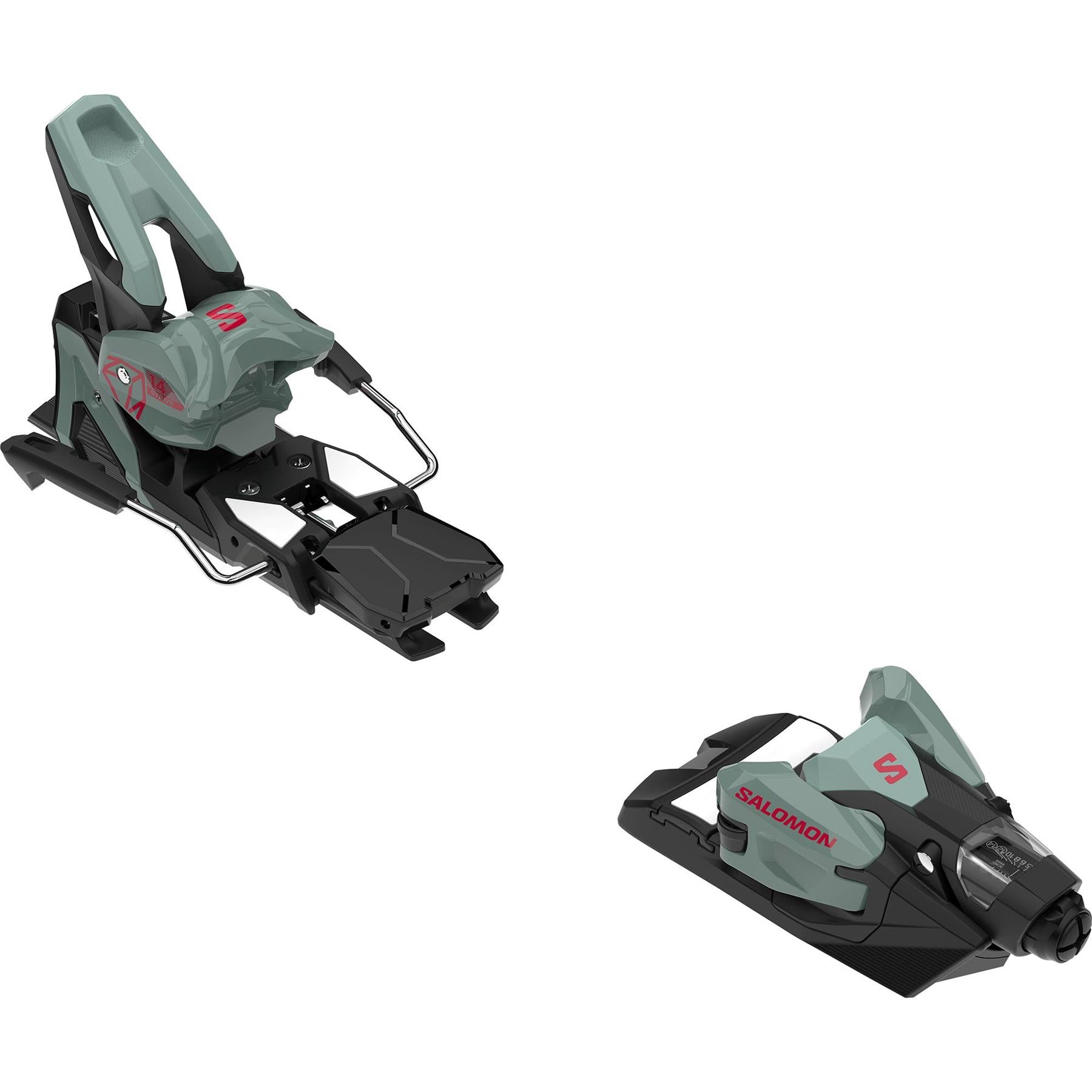Salomon Strive 14 GW Ski Bindings Iceberg Green/Black