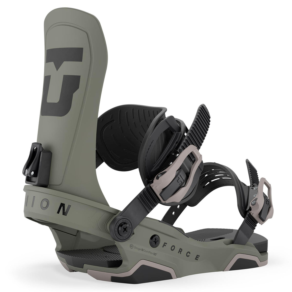 Union Force Team Mens Snowboard Bindings Tactical Green 2027