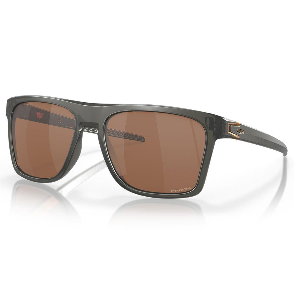 Oakley Leffingwell Sunglasses Matte Grey Smoke - Prizm Tungsten Lens