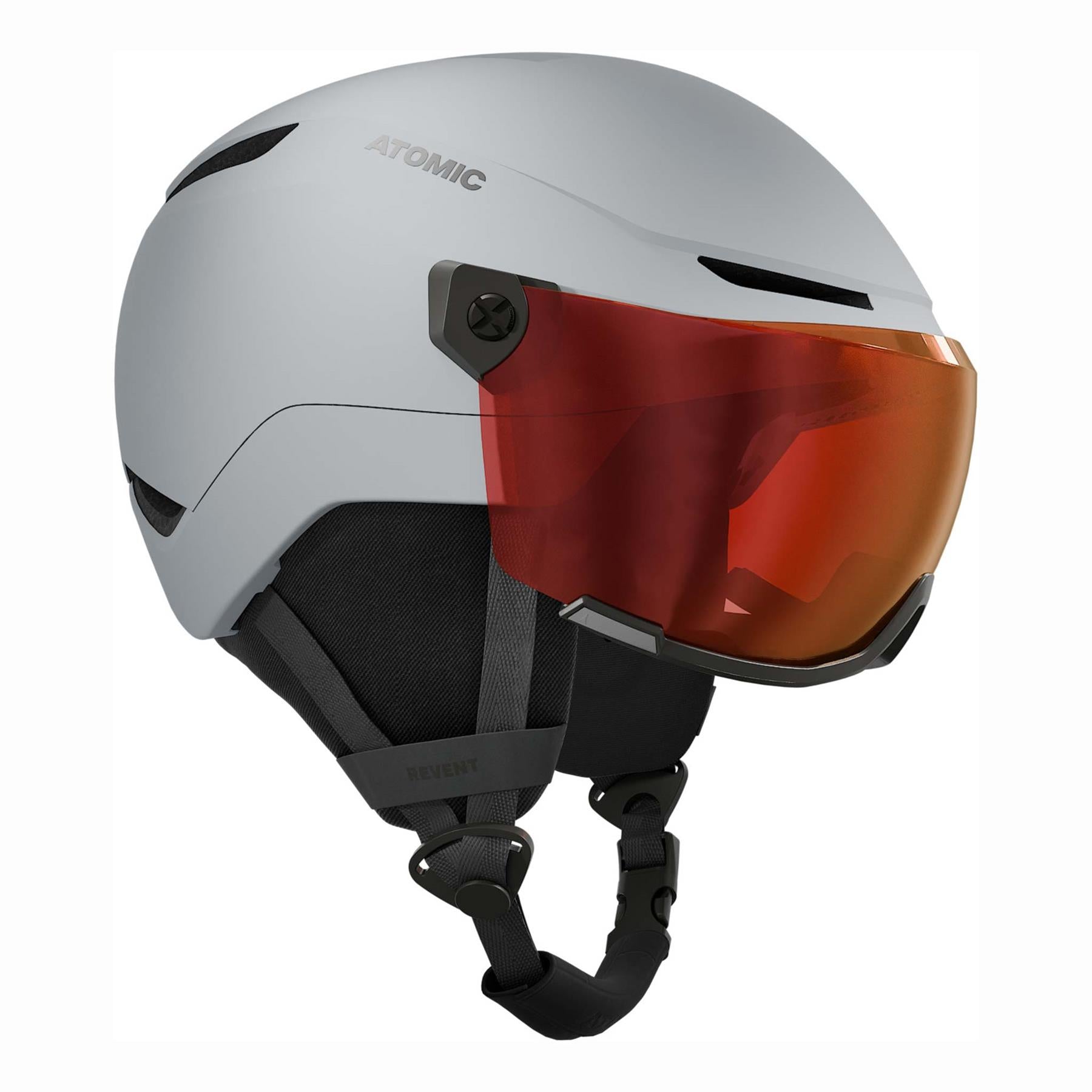 Atomic Revent Visor JR Junior Ski + Snowboard Helmet Gull Gray