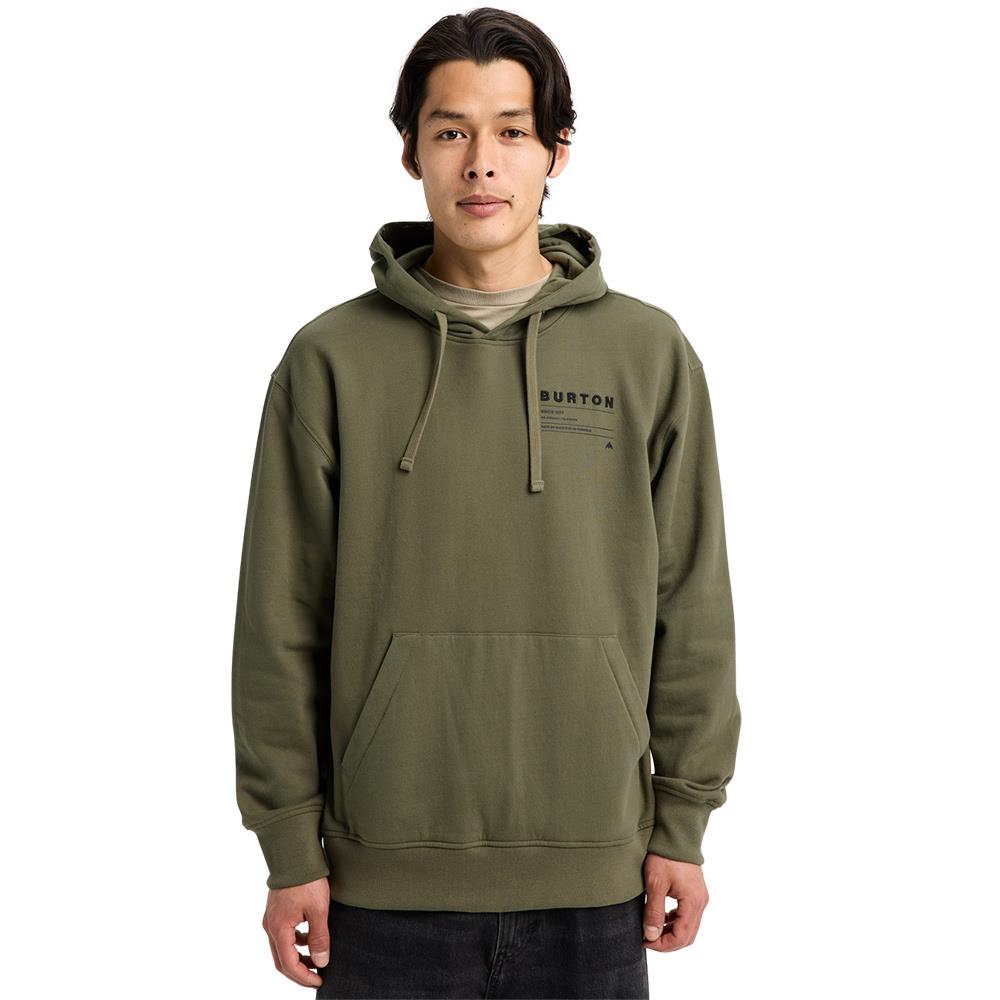 Burton Moretown Pullover Hoodie Forest Moss
