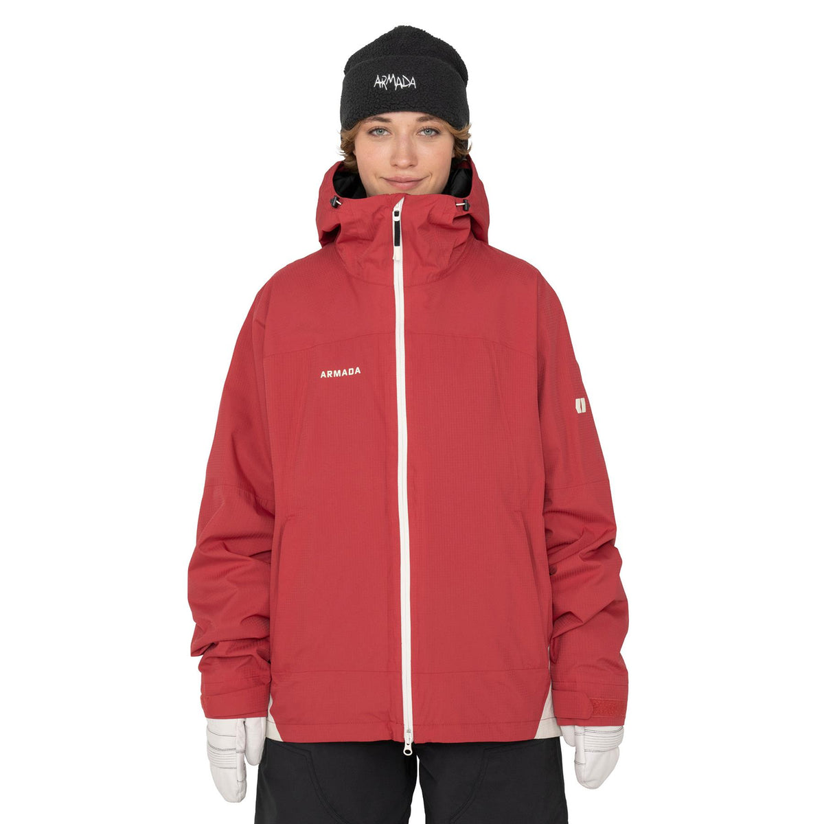Armada Ansel 2L Mens Shell Jacket Chile Ristra/Bone Dust