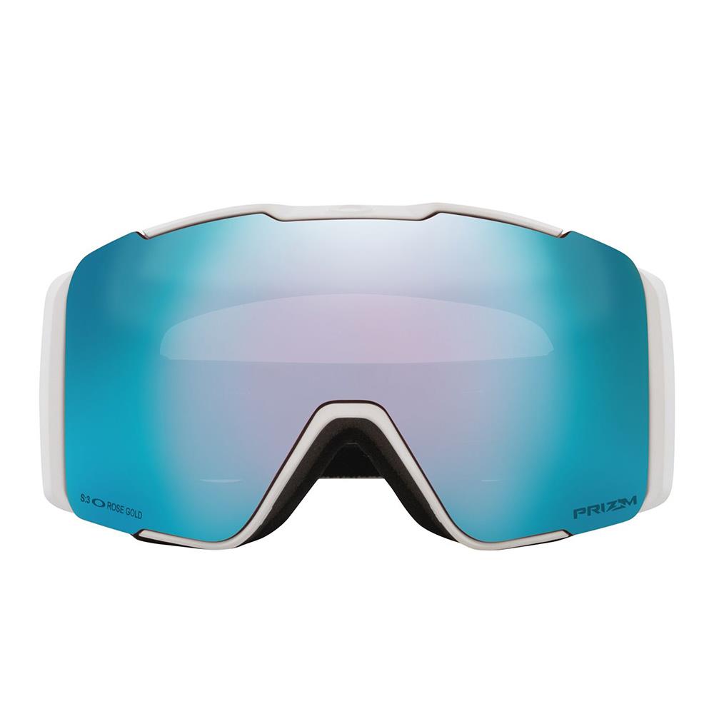 Oakley Line Miner Pro M Goggles Matte White - Prizm Sapphire + Prizm Iced Lens