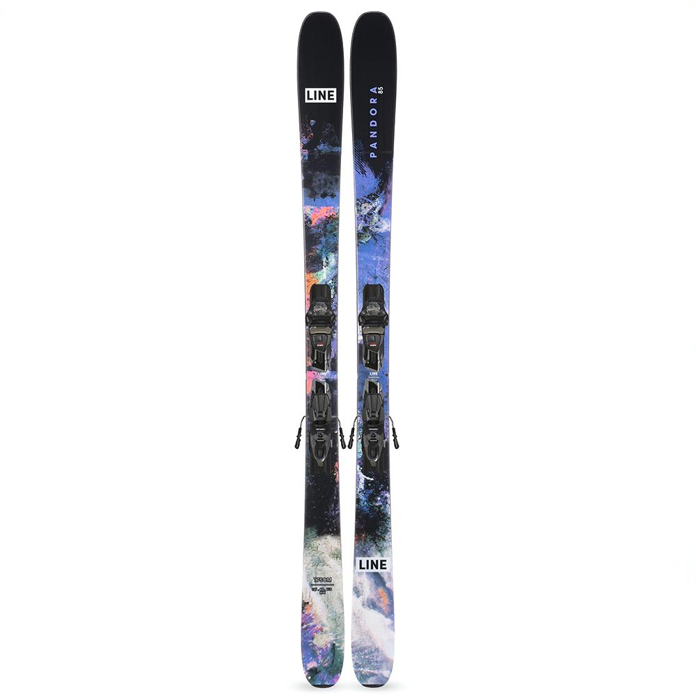 Line Pandora 85 Unisex Skis + Squire 10 QC Bindings 2025