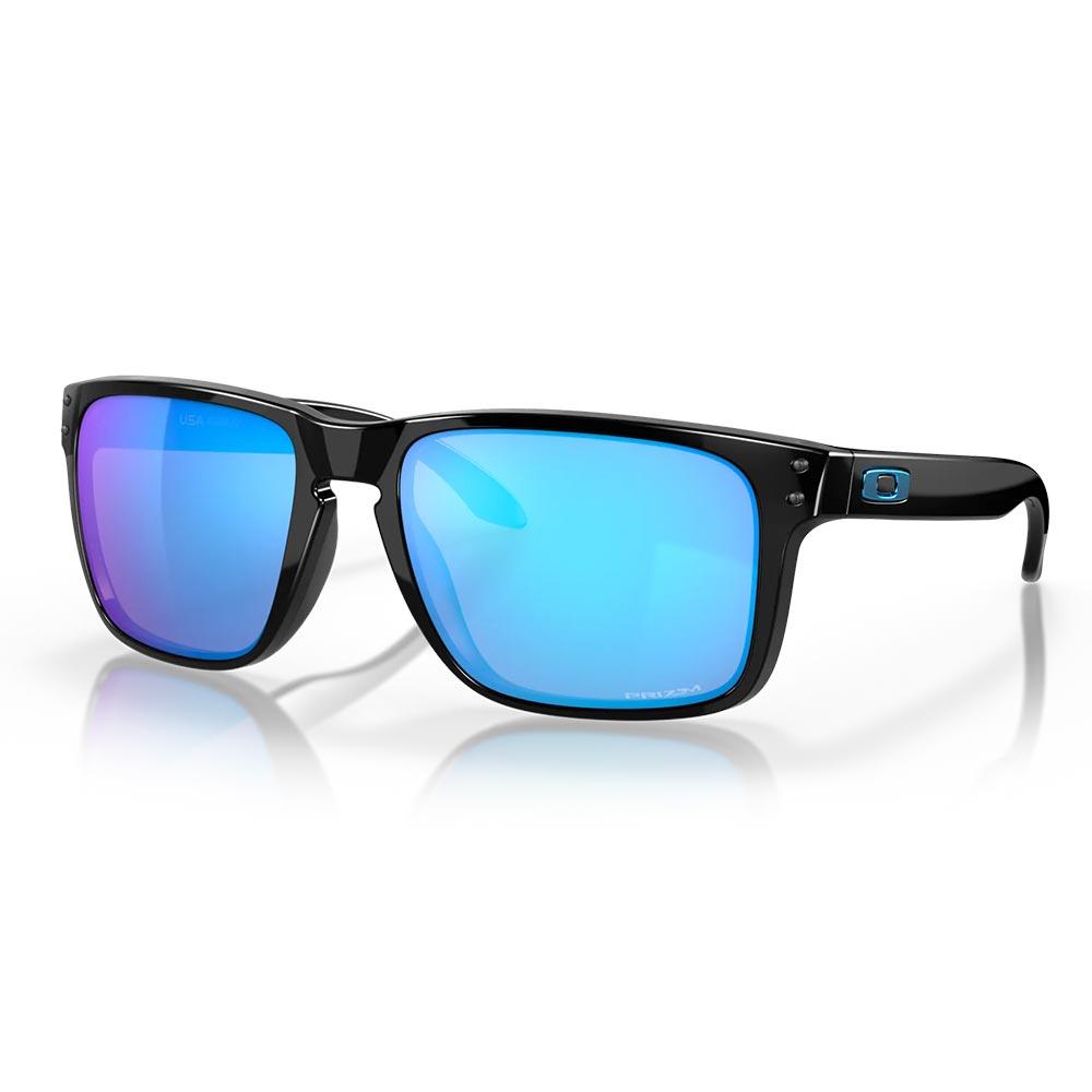 Oakley Holbrook XL Sunglasses Polished Black - Prizm Sapphire Lens