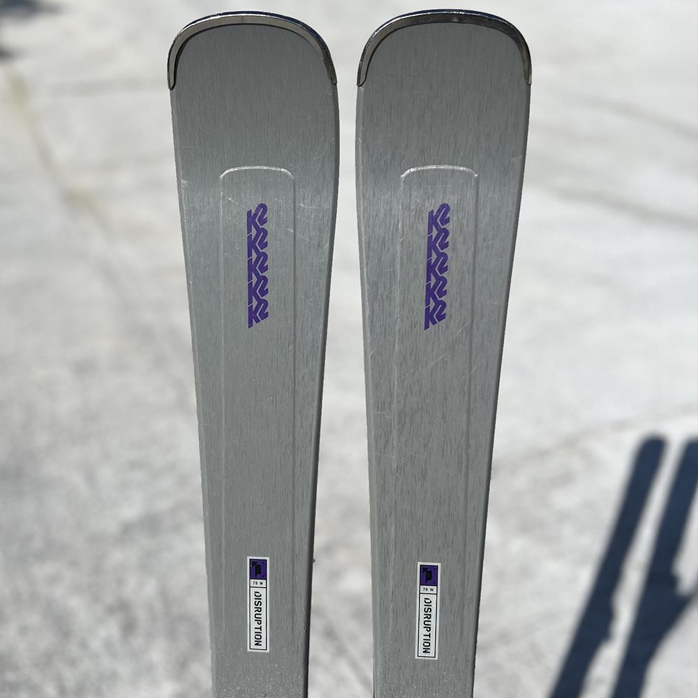 K2 Disruption 76 W Ex-Hire Womens Skis + ERP 10.0 GW Bindings 2025 142cm