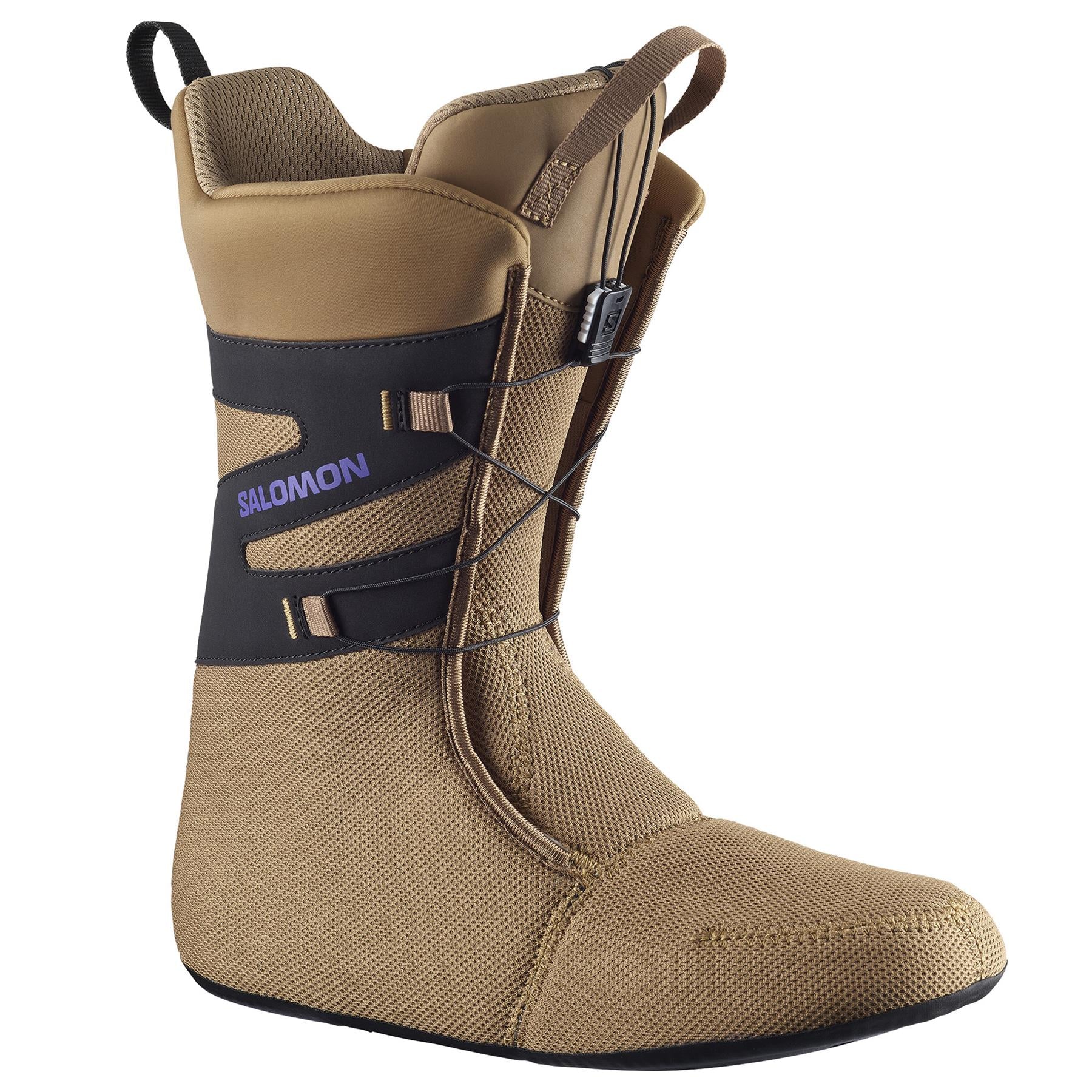 Salomon Dialogue Lace SJ BOA Mens Snowboard Boots Otter/Black 2026