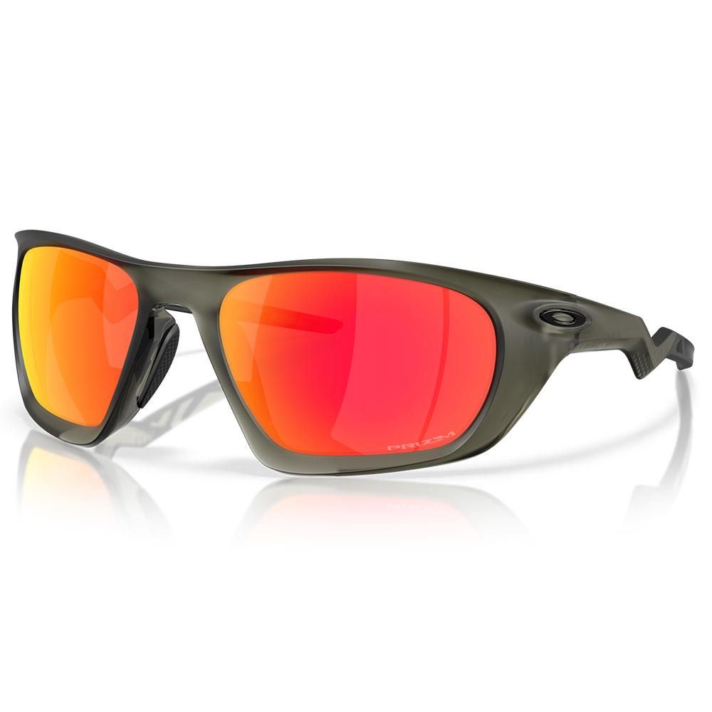 Oakley Lateralis Sunglasses Matte Olive Ink - Prizm Ruby Lens