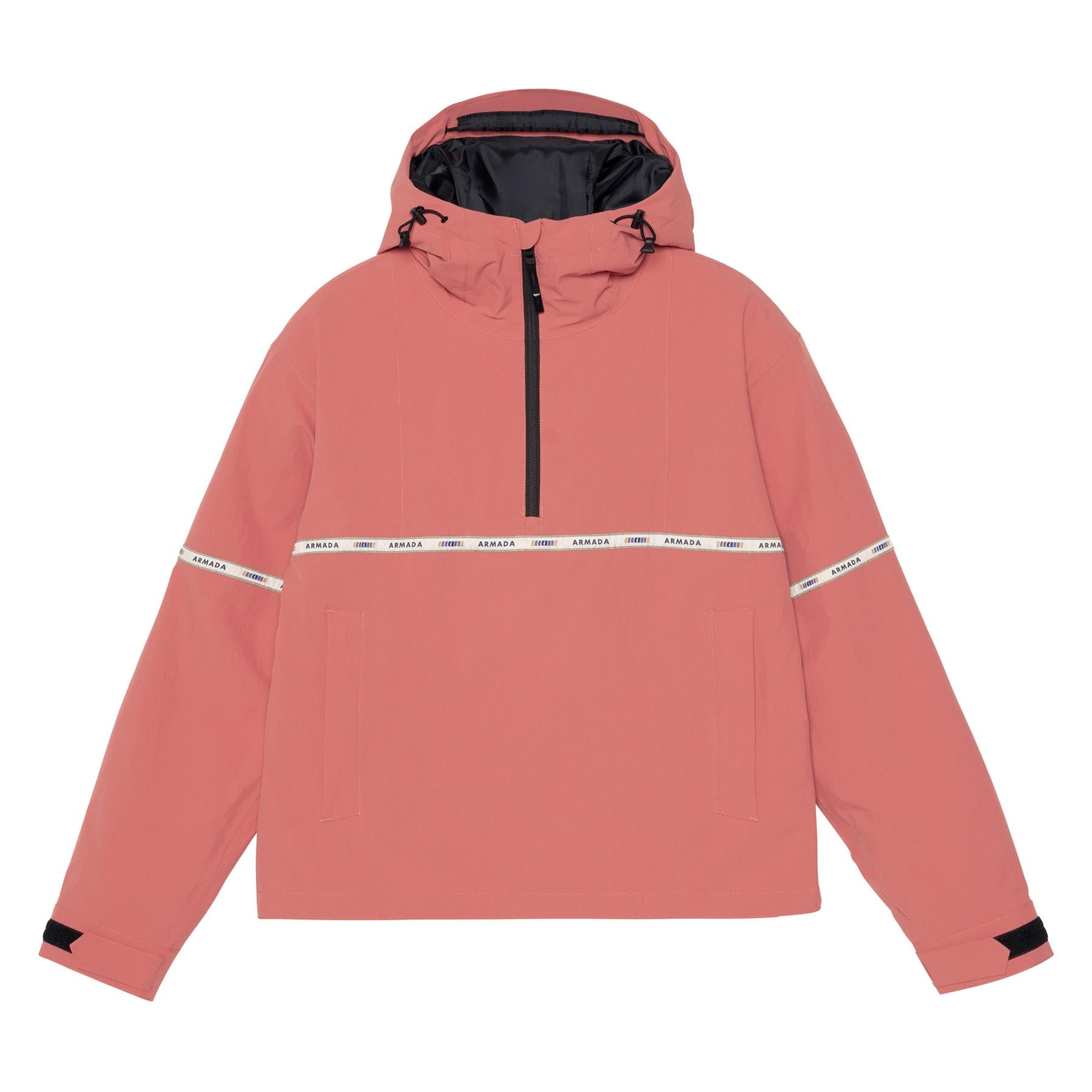 Armada Madaket 2L Womens Insulated Anorak Jacket Faded Rose