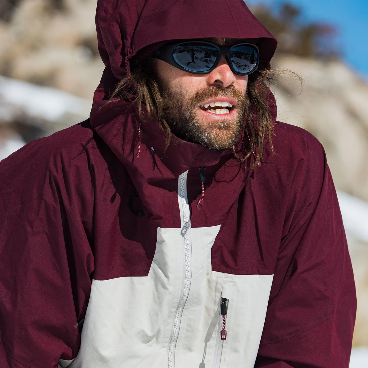 Burton [ak] Cyclic GORE-TEX 2L Mens Jacket Rum Raisin/Chinchilla Gray