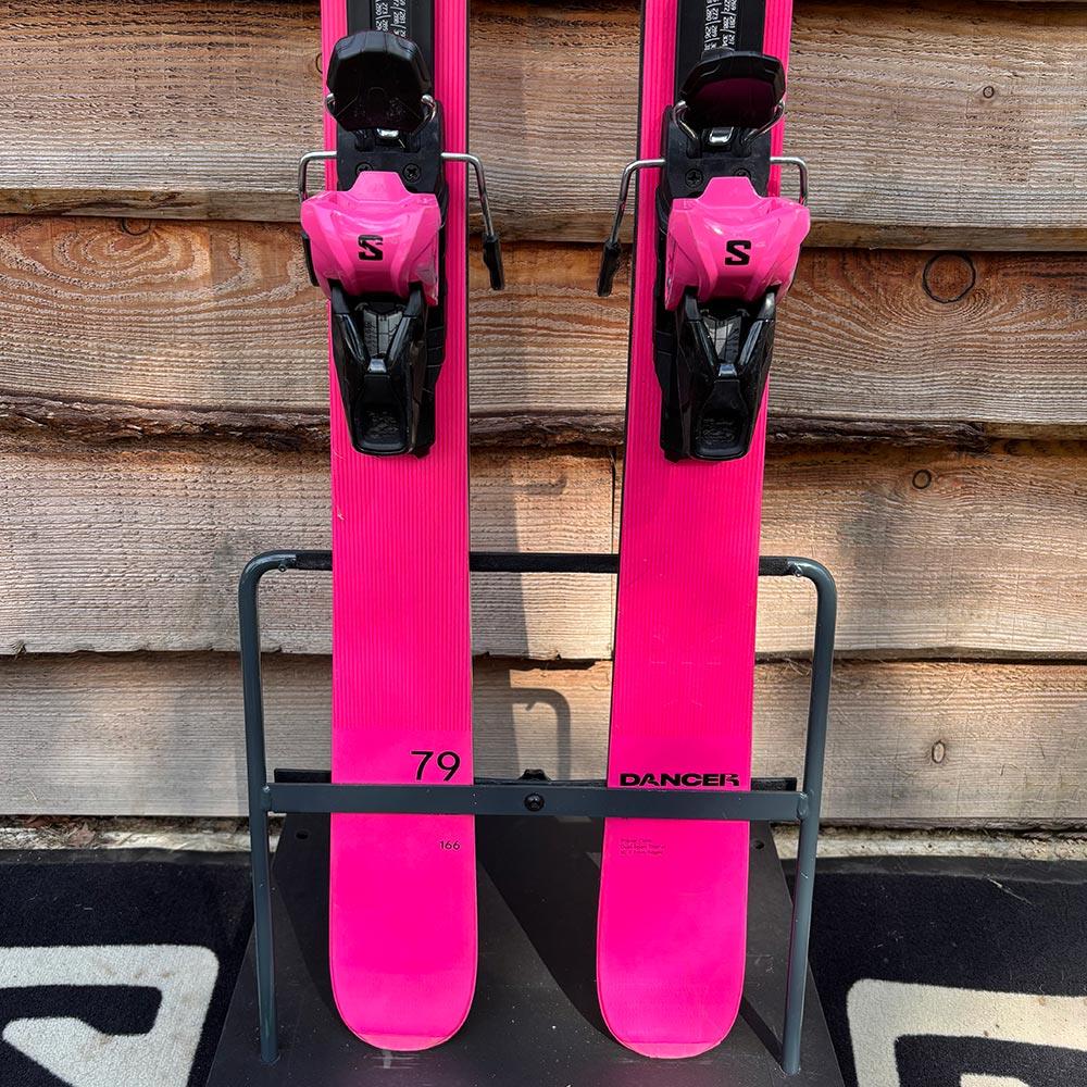 Faction Dancer 79 Ex-Hire Skis Pink + Salomon Strive 11 GW Bindings 2026 166cm