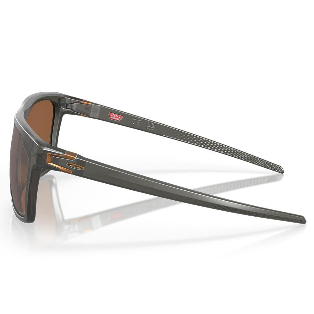 Oakley Leffingwell Sunglasses Matte Grey Smoke - Prizm Tungsten Lens