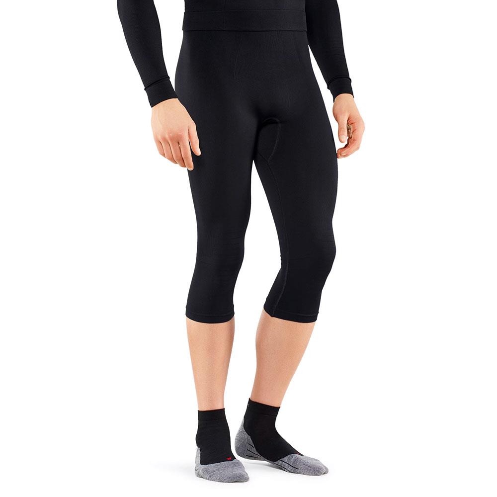 Falke Mens 3/4 Thermal Pants Maximum Warm Black