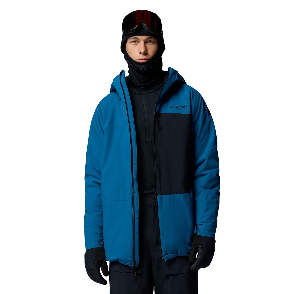 Columbia Winter District III Mens Jacket Phoenix Blue / Black