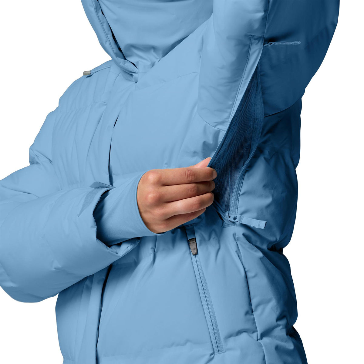 Columbia Roffe Ridge Down Heat Seal Womens Jacket Rainy Day