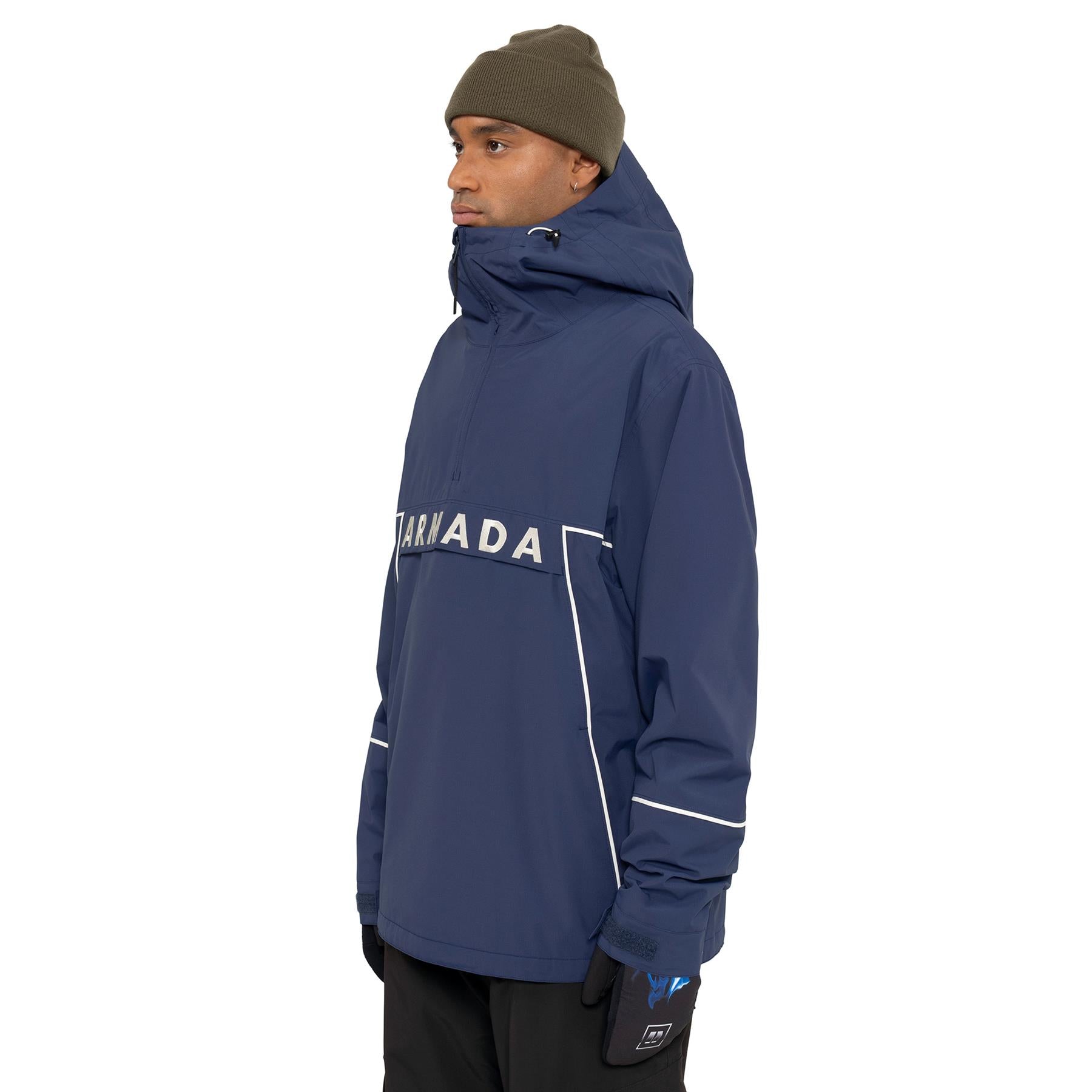 Armada Salisbury 2L Mens Anorak Jacket Navy