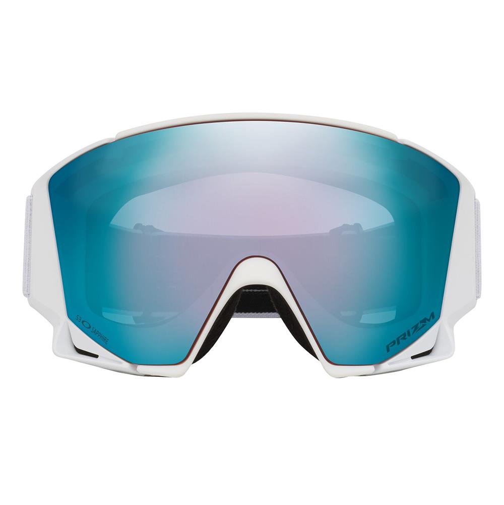 Oakley Flow Scape M Goggles Matte White - Prizm Sapphire + Prizm Iced Lens