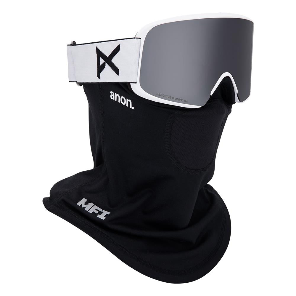 Anon M6 MFI Goggles White - Perceive Sunny Onyx + Variable Violet Lens + Face Mask