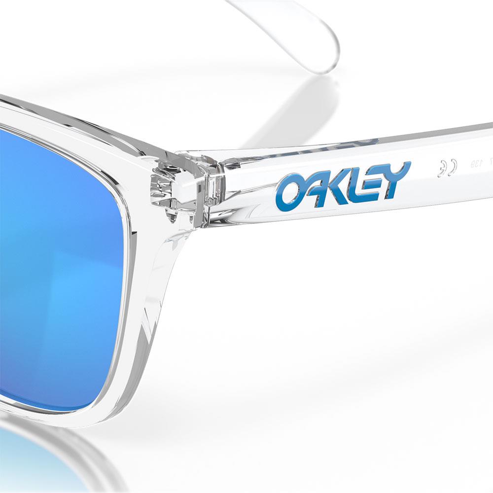 Oakley Frogskins Sunglasses Crystal Clear - Prizm Sapphire Lens