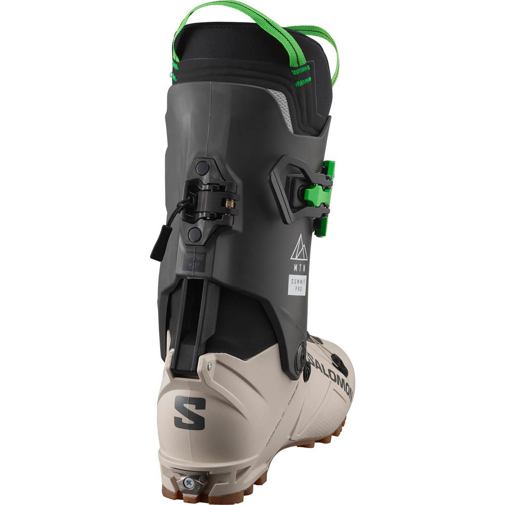 Salomon MTN Summit Pro Ski Touring Boots 2023 Rainy Day/Neon Green
