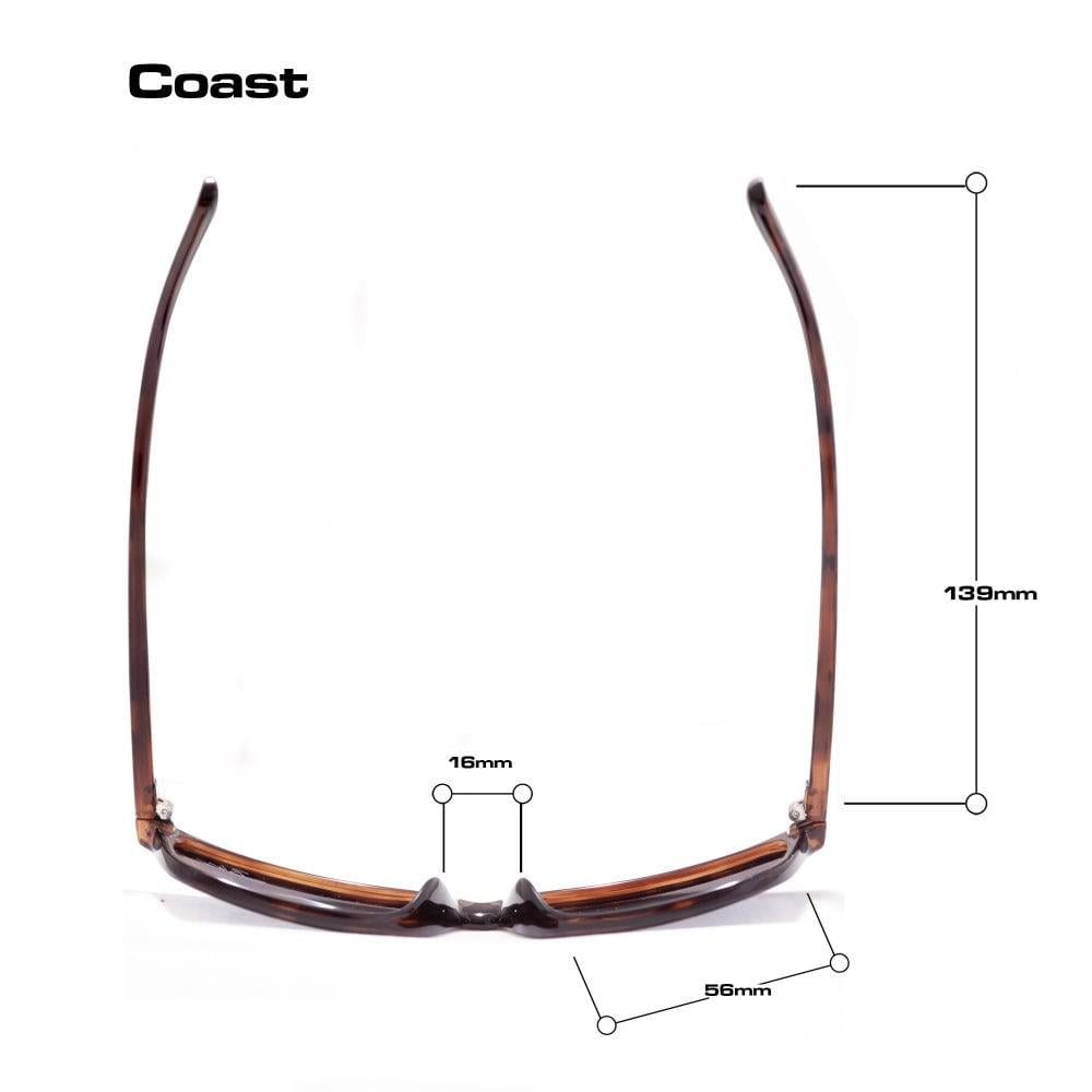 Bloc Coast Sunglasses Brown Tort - Polarised Grey Lens