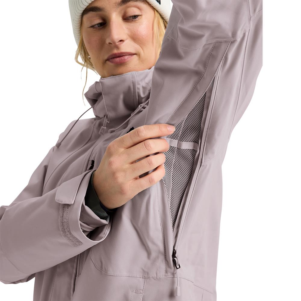 Burton Reserve 2L Insulated Womens Stretch Slim Jacket Washed Lavender