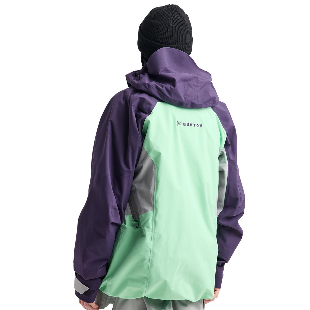 Burton [ak] Swash Insulated GORE-TEX 2L Mens Jacket Nightshade Purple/Apparition Gray/Green