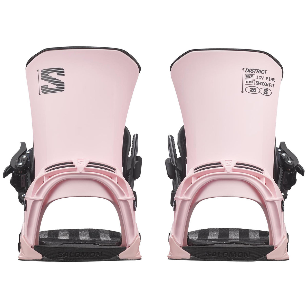 Salomon District Unisex Snowboard Bindings Icy Pink/Black 2027