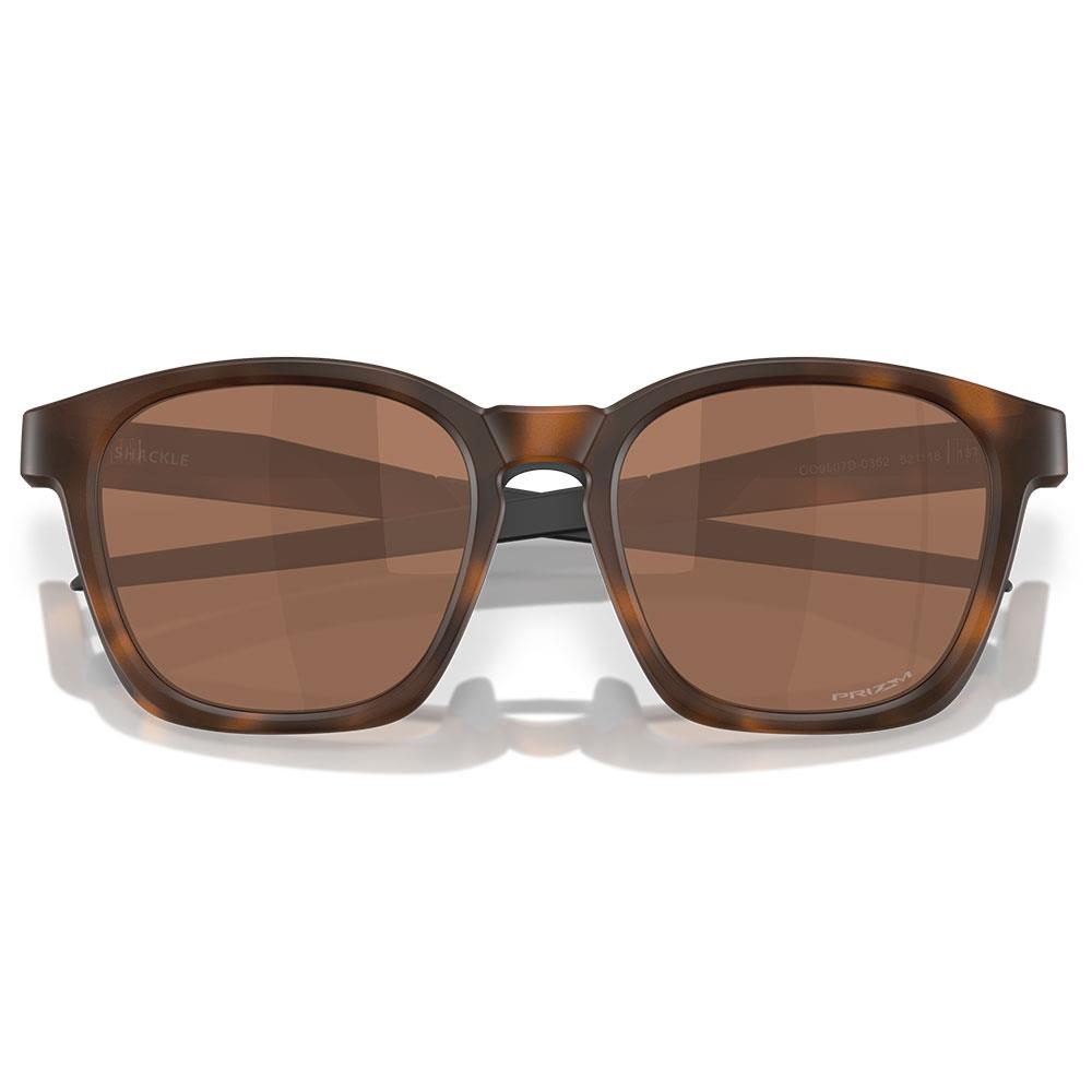 Oakley Shackle Sunglasses Matte Brown Tortoise - Prizm Tungsten Lens