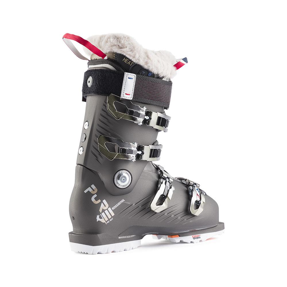 Rossignol Pure Pro Heat GW Womens Ski Boots Metal Gold/Grey 2024