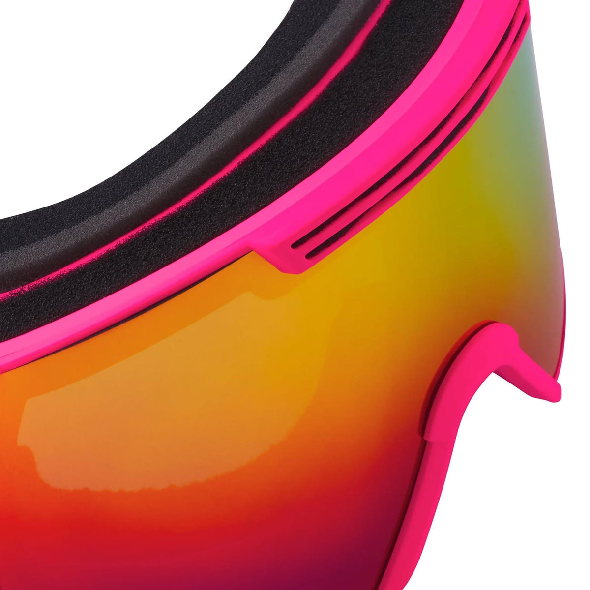 Pit Viper Backslap Goggles (Small) The Barb - Sunset + Yellow Snow Lens