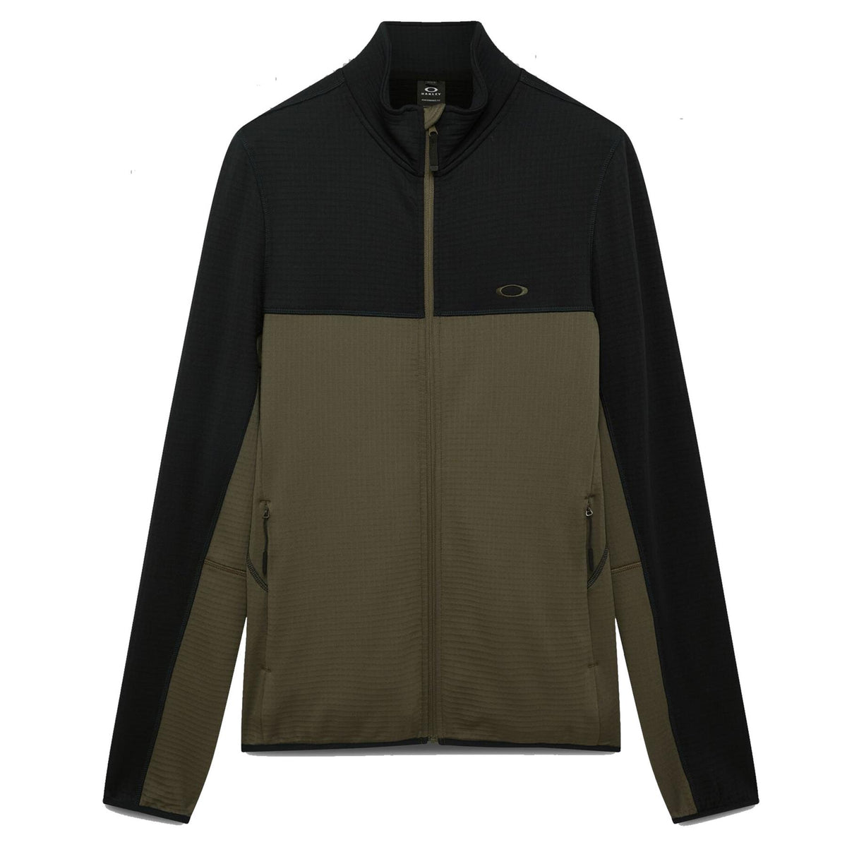 Oakley Canopy Full Zip Mens Sweatshirt Blackout / Deep Olive