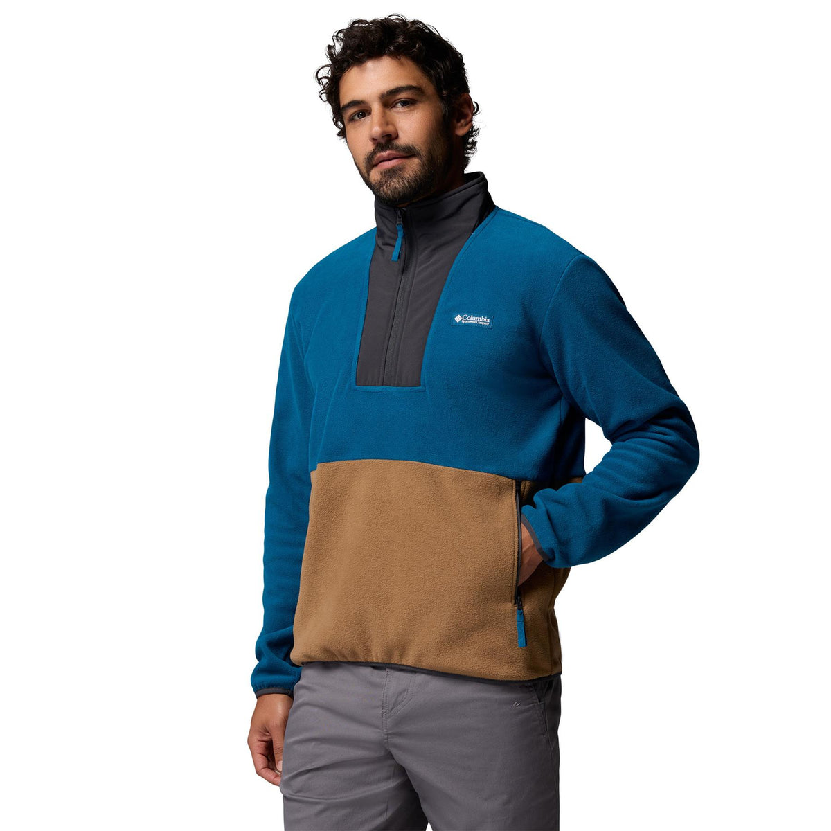 Columbia Sequoia Grove II HZ Mens Fleece Phoenix Blue / Delta