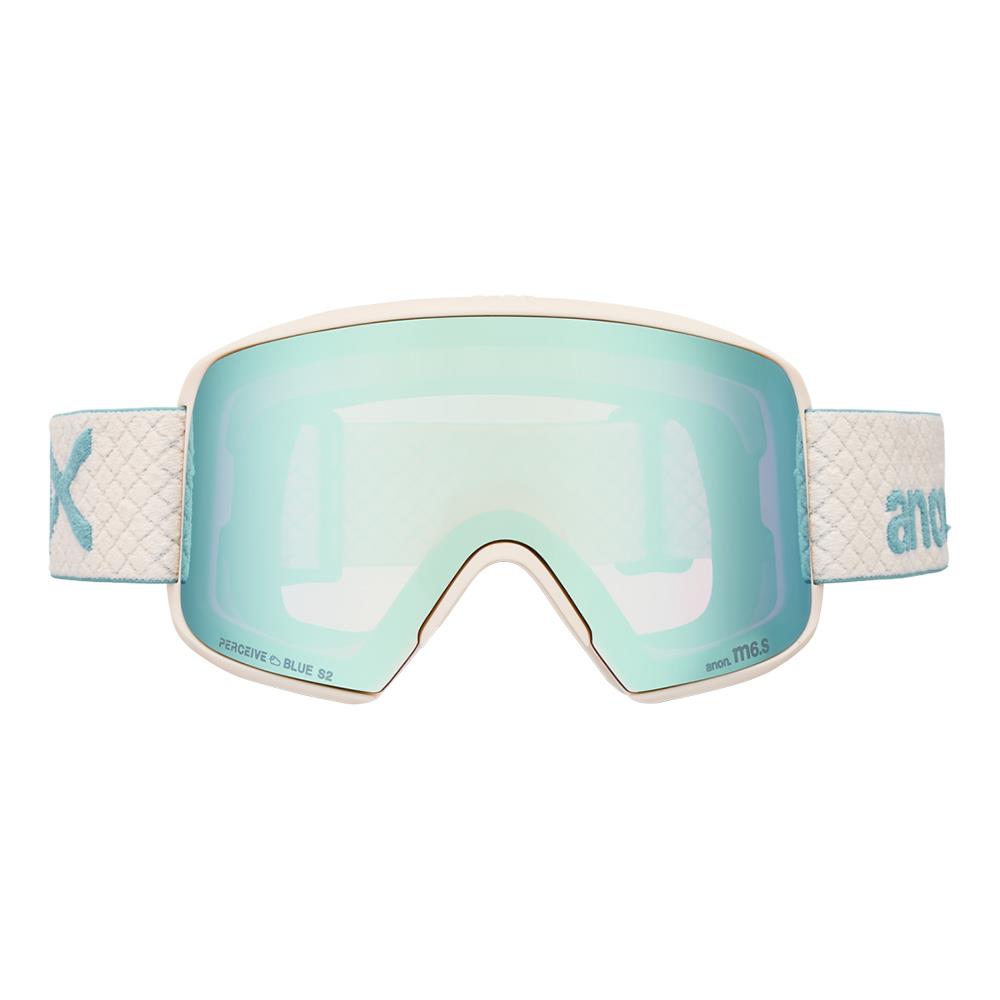 Anon M6S MFI Goggles Oat - Perceive Variable Blue + Cloudy Pink Lens + Face Mask