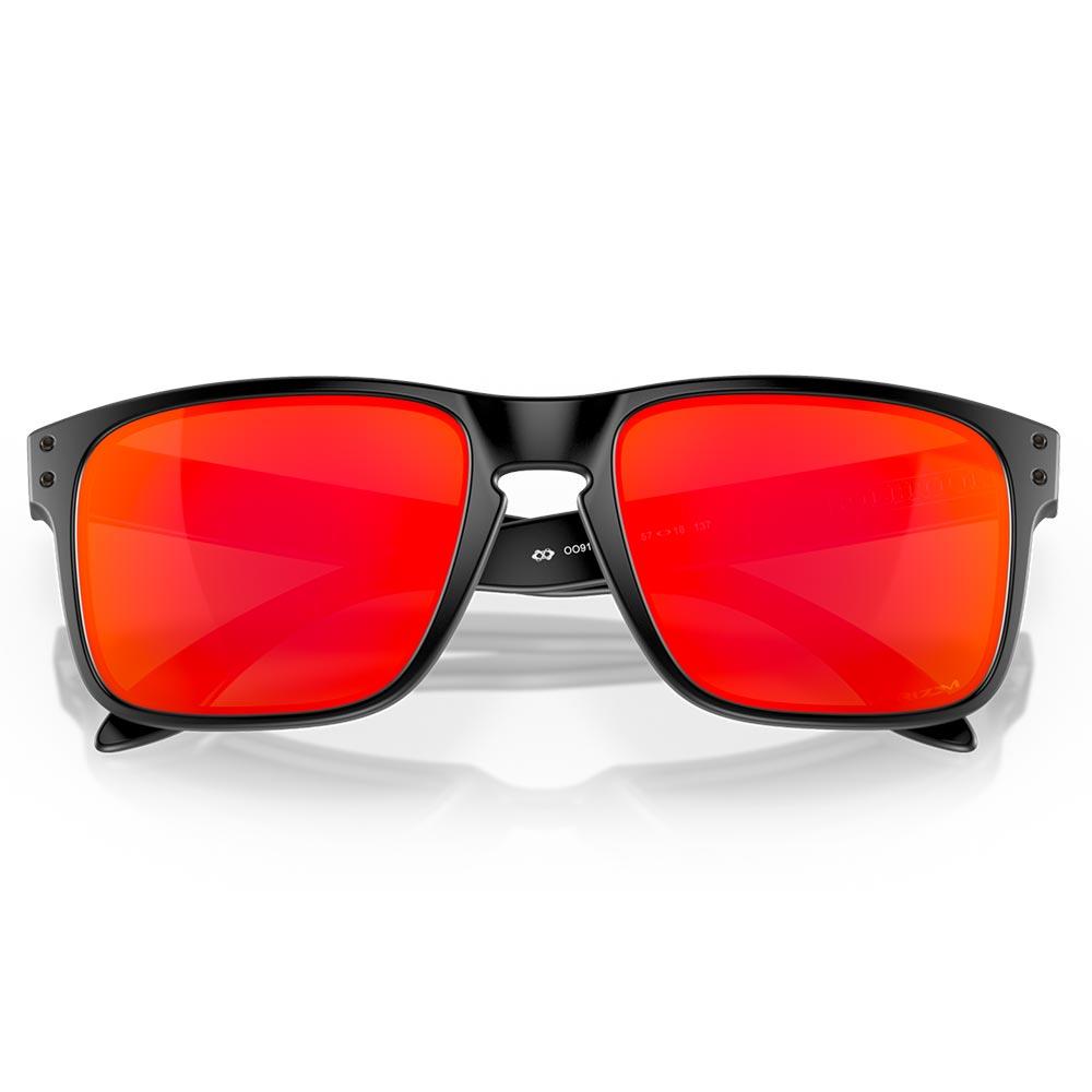 Oakley Holbrook Sunglasses Matte Black - Prizm Ruby Lens