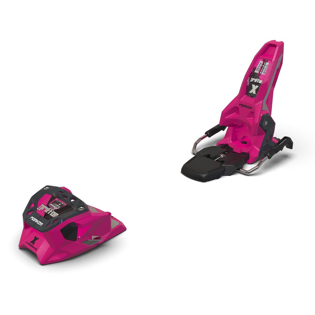 Marker Griffon X 13 M-Werks Ski Bindings Pink/Graphite