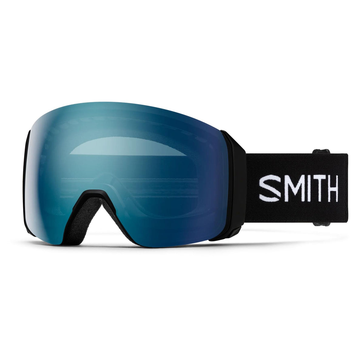 Smith 4D MAG XL Goggles Black - Chromapop Everyday Blue Mirror + Spare Lens