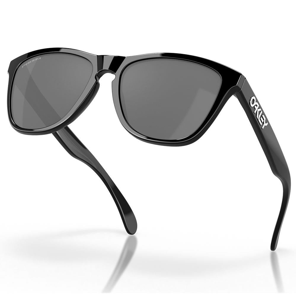 Oakley Frogskins Sunglasses Polished Black - Prizm Black Lens