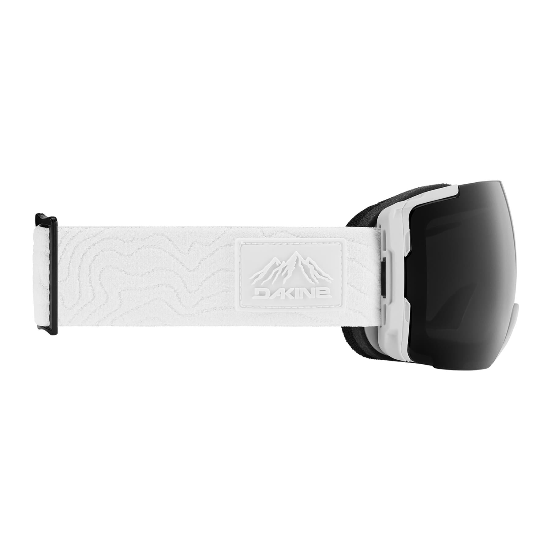 Dakine Domain Snow Goggles Plus White - Dark Black + Storm Rose Lens