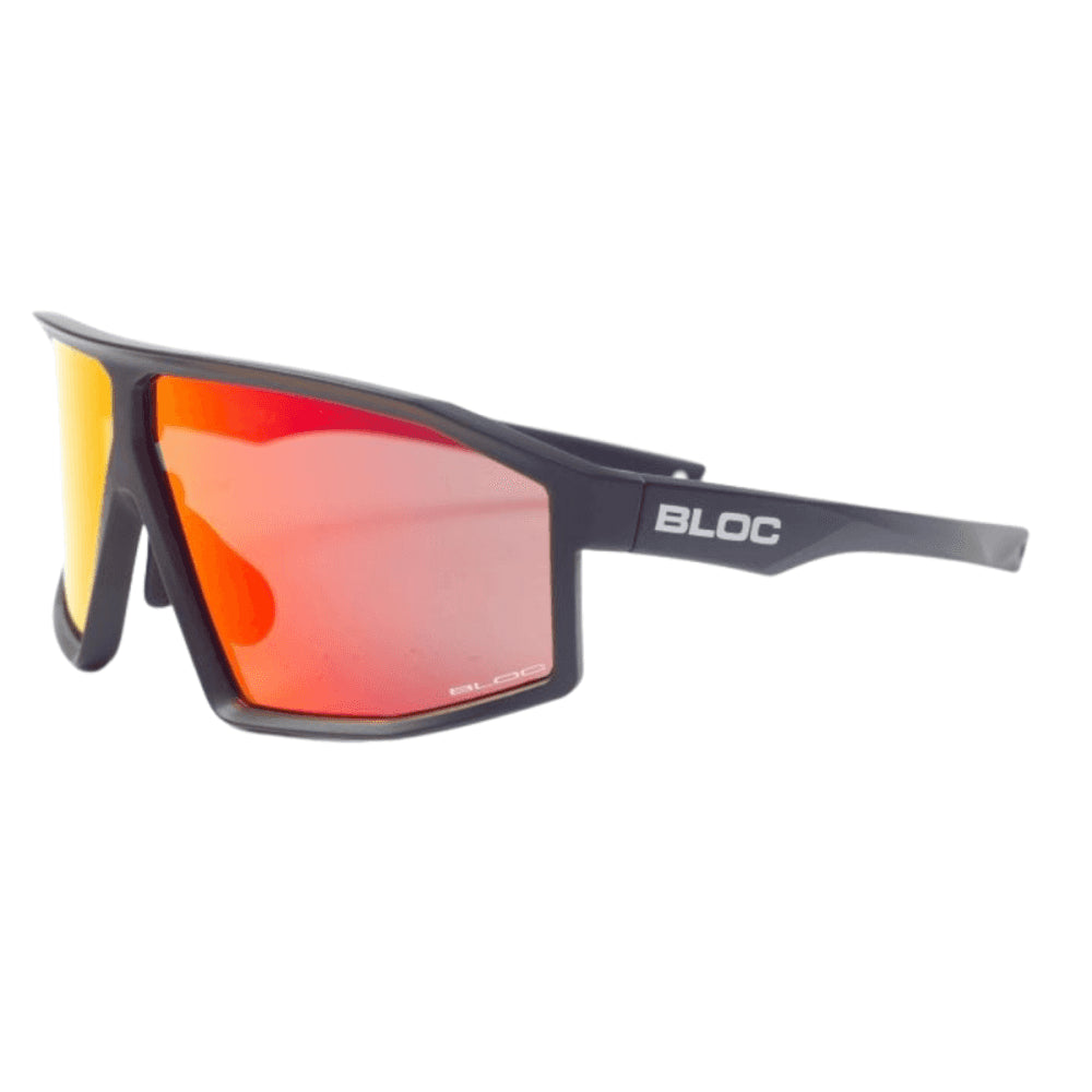 Bloc Blade 2 Sunglasses Black - Red Mirror Lens