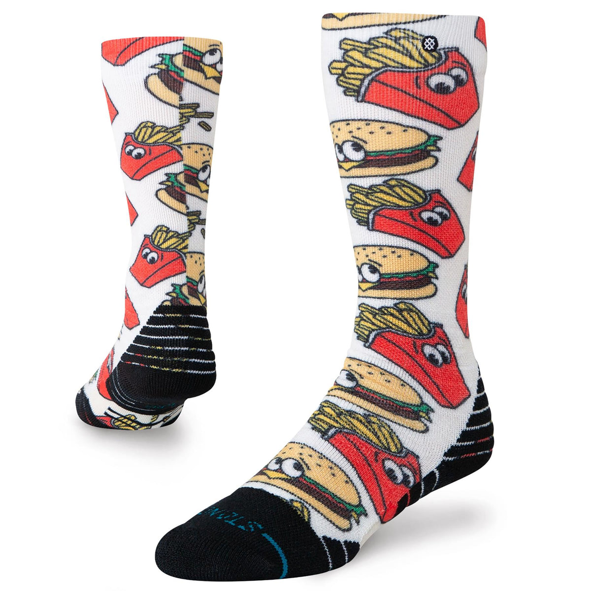 Stance Kids Combo Meal Mid Poly Ski + Snowboard Socks Red