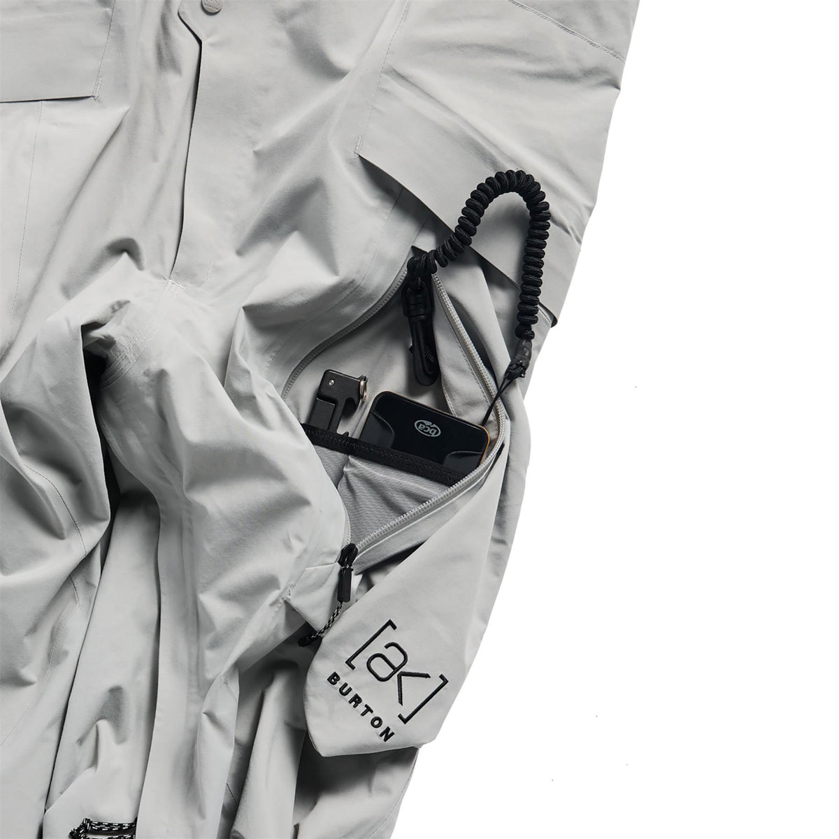 Burton [ak] Cyclic GORE-TEX 2L Mens Bib Pants Apparition Gray